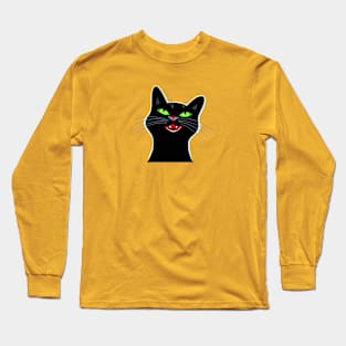 Cat Head Long Sleeve T-Shirt